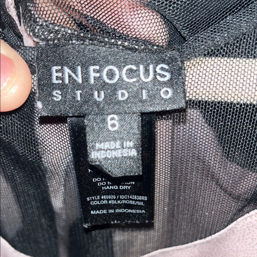 Black and tanish pink Sleeveless Romper by Enfocus Studio - Picture 13 of 13